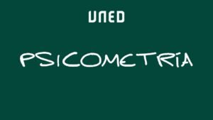 Psicometría UNED